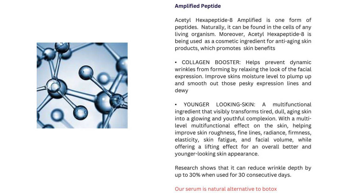 Amplified peptied